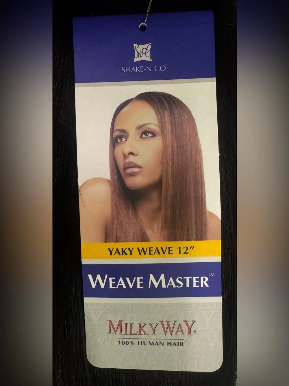 Milky Way. 100% human hair. Yaky weave.